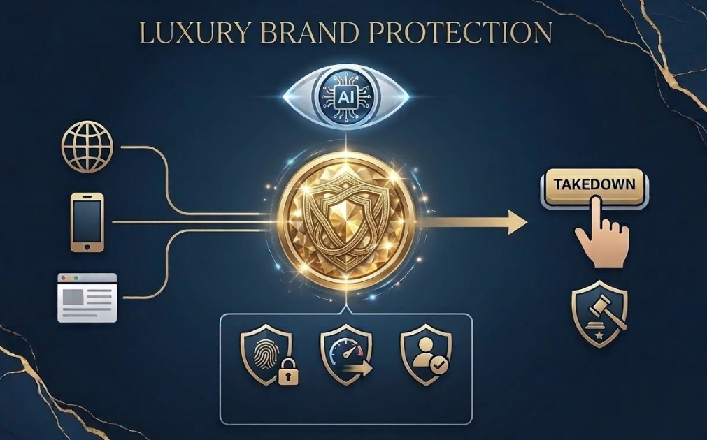 Real-Time Online Monitoring for Luxury Brands: Detecting and Removing Counterfeits
