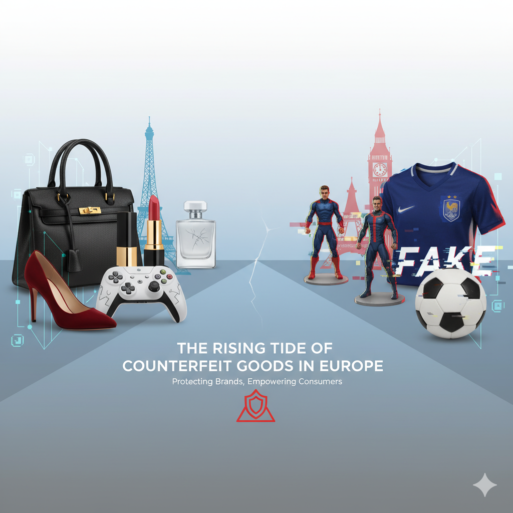 The Rising Cost of Counterfeit Goods in Europe: Impact on Fashion, Cosmetics, Gaming, and Football Clubs